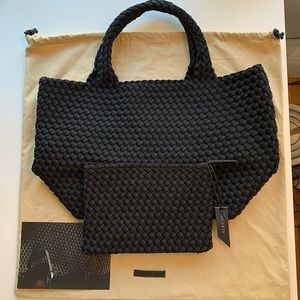 Naghedi St. Barths Tote and Clutch in Onyx